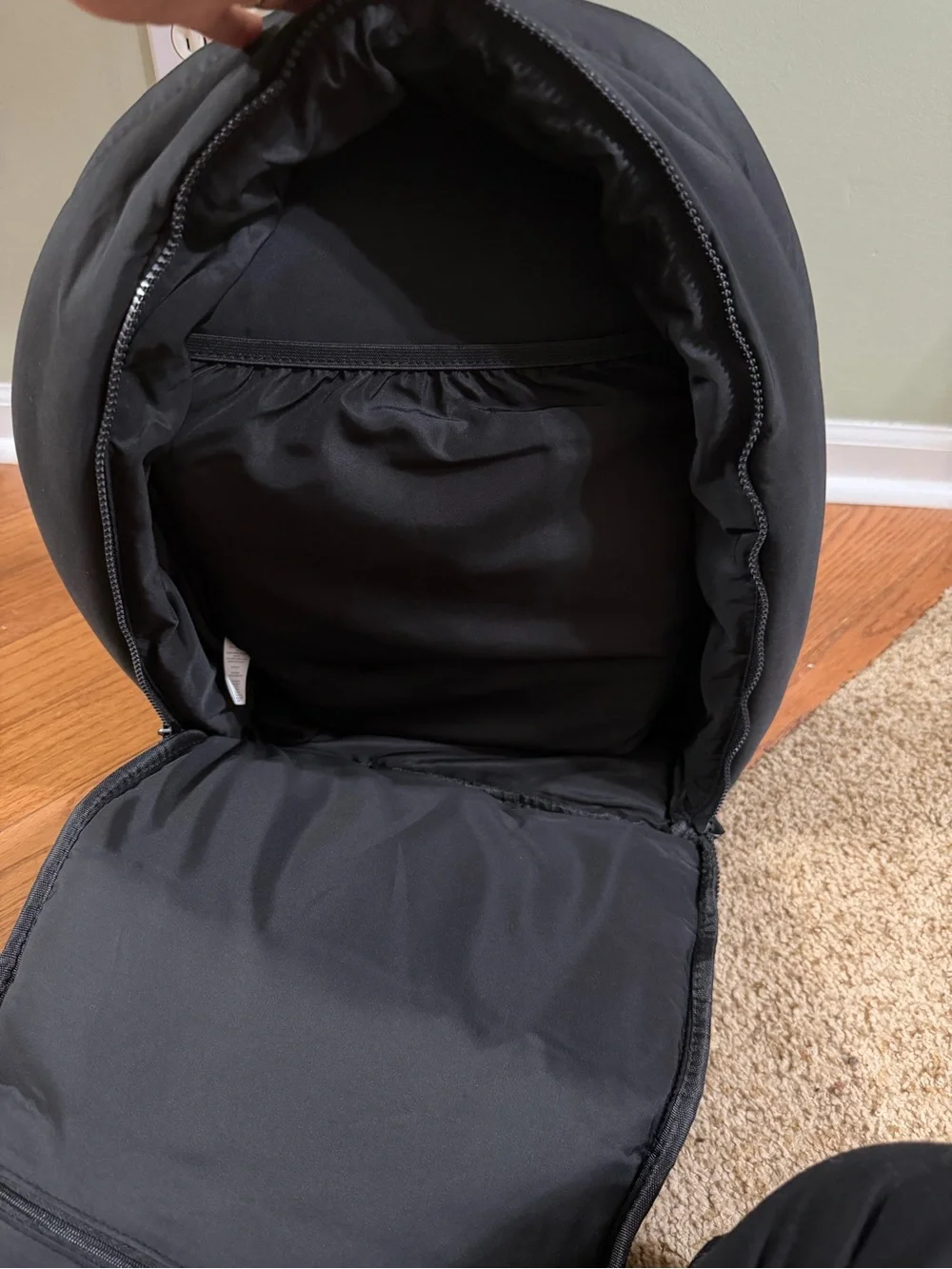 Wilo Black Quilted Men's Backpack